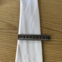 针织罗口扁机罗纹服装领口袖口下漂白涤纱罗口弹力罗纹针织布现货