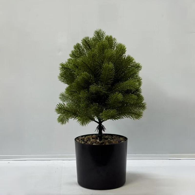 仿真地插人造植物摆件盆栽花园地钉薰衣草松柏黄杨木门庭人造花园|undefined