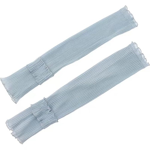 Summer Women Sun Protection Sleeve Covers UV Protection Arm Sleeves for Driving Net Lace Edge Thin Ribbons Loose Plus Size Ice Sleeve