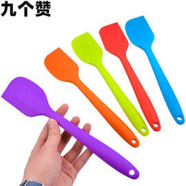 九个赞现货批发 硅胶刮刀 一体大号家用牛油刮抹刀 烘焙工具 蛋糕