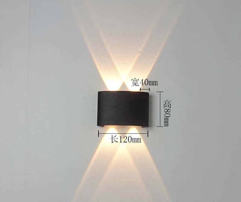 알루미늄 쉘 4헤드[따뜻한 빛] 블랙