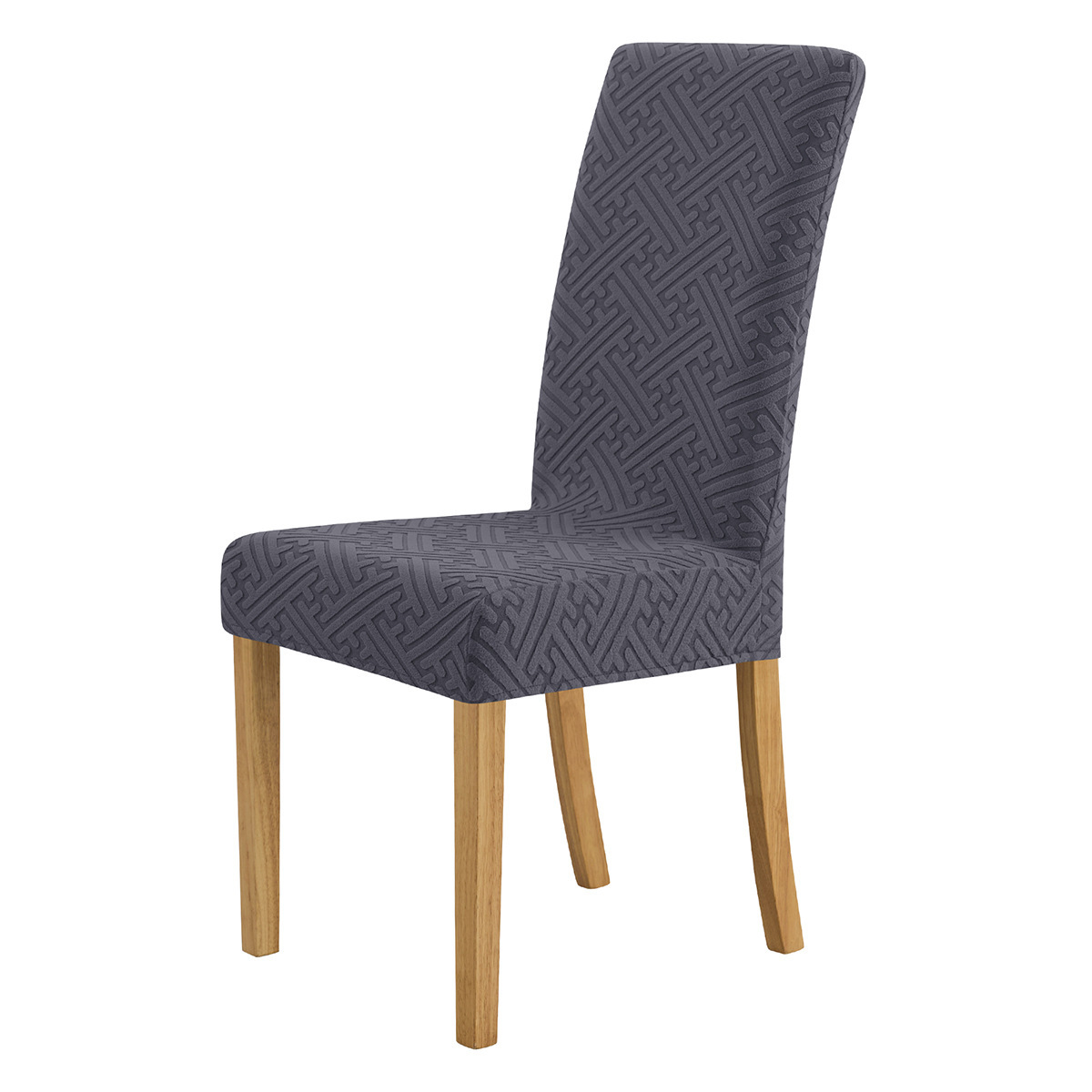 Silla de comedor de hotel para el hogar con tela jacquard elástica transfronteriza Parsons Chair