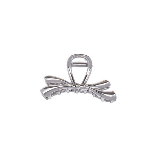 New Metal Hair Clip Small Round Shark Clip Elegant Braided Butterfly Knot Hair Clip Commute Versatile Hair Claw Hair Pin