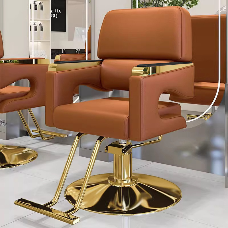 Red famosa nueva silla de peluquería silla de salón de peluquería especial elevación giratoria de moda corte de cabello asiento de permeación