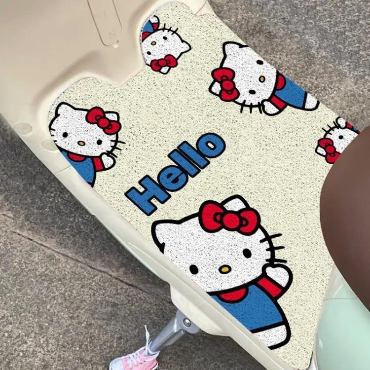 Cartoon Electric Vehicle Floor Mats, Wire Loop Floor Mats, Anti-Slip and Mud-Resistant, Self-Cutting Decorative Floor Mats, Easy to Maintain, Wholesale Direct Sales