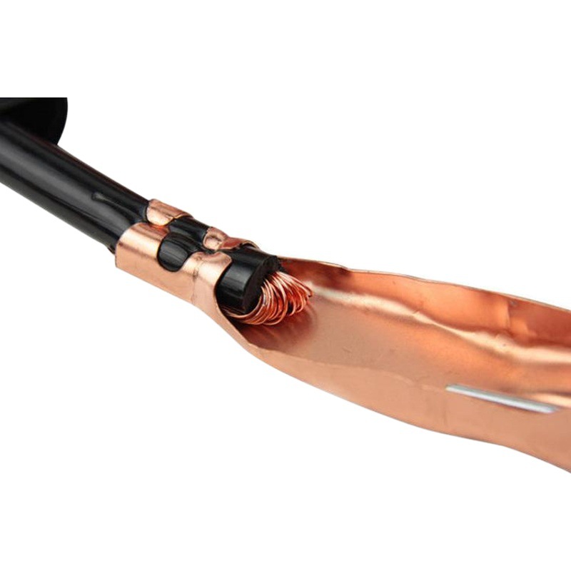 Línea de conexión de coche línea de fuego eléctrico clip de cobre puro línea de enlace de la batería negrita 500A línea de fuego línea de punto de conexión de emergencia del coche