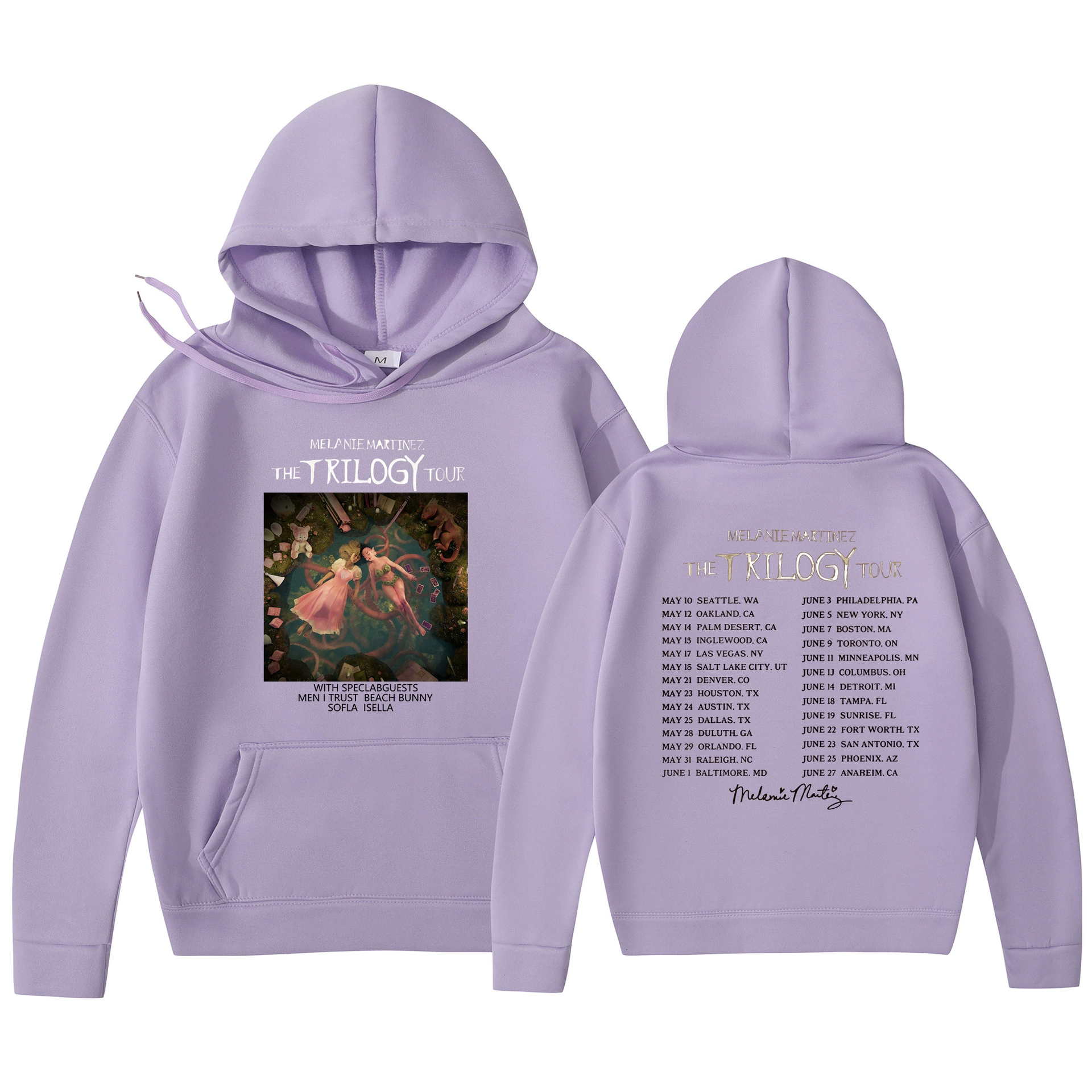 Худи‑пуловер (Foreign Trade) Melanie Martinez «The Trilogy Tour» с принтом, унисекс, размеры S–3XL