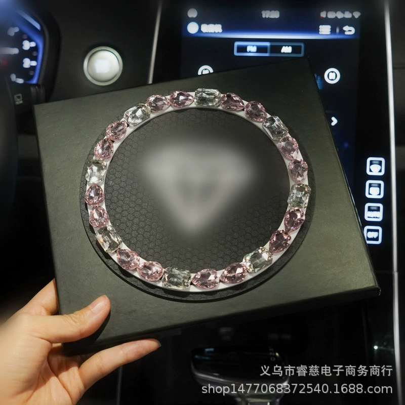 Car anti -sliding cushion cartoon diamond -mounted mobile phone pad in the cushion meter setting pad car cushion car with interior ornament cushion