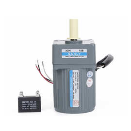 15W10轴微型单相电容电机感应式定速调速马达减速箱调速器配刹车