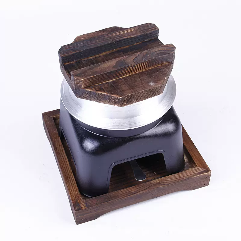 日式煮饭乌龙锅野营酒精炉蒸饭锅煲仔饭蒸煮釜饭户外煮饭神器露营