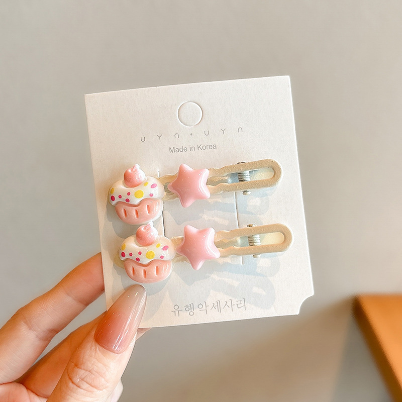 Dopamina adorable clip de cabello para mujeres 2025 nuevo clip lateral de alta gama clip lateral frisa clip de cabello clip de cabello tocado