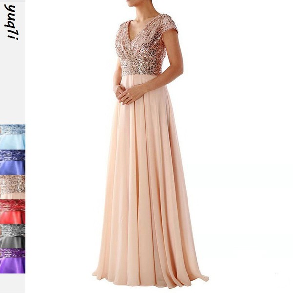 shiffon summer evening dress