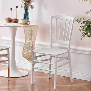 Modern Simple Hotel Fashion Bamboo Chair Stackable Wedding Bamboo Chair Outdoor Leisure Plastic Backrest Chair