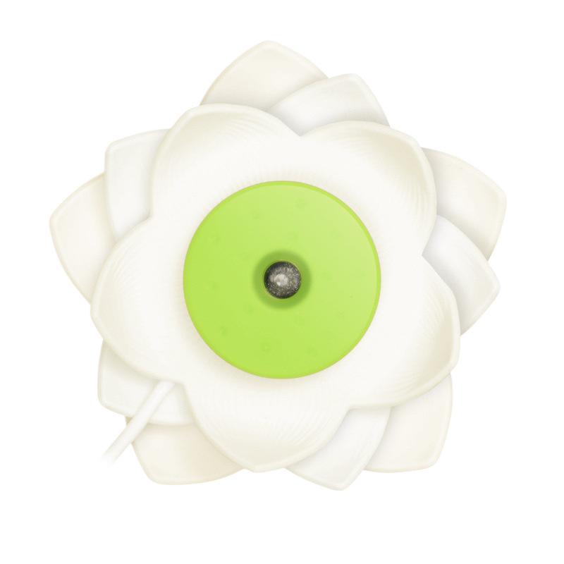 (2개) 작은 미니 아로마 테라피 물 제조 업체 대외 무역 휴대용 창조적 인 연꽃 가습기 USB 분무기 침실