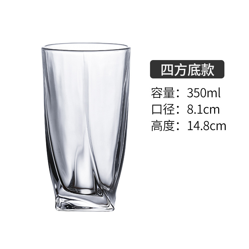 Taza de whisky a rayas taza de vino clásica taza de cóctel tallado taza de barra de hockey taza de jugo de leche taza de agua