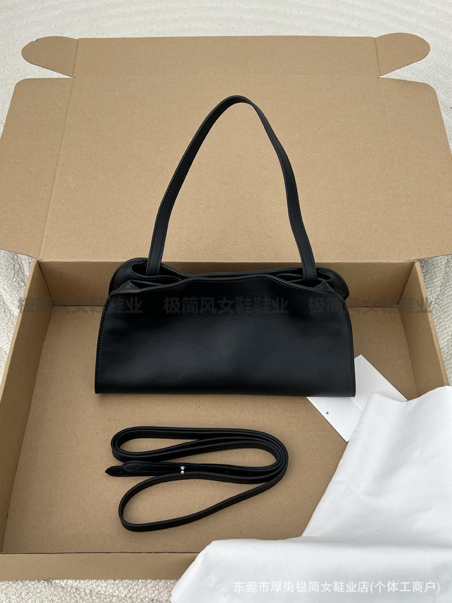 【鼎版推荐】The*Row牛皮腋下包单肩peggy clutch托特手提包女 - Thumbnail 6