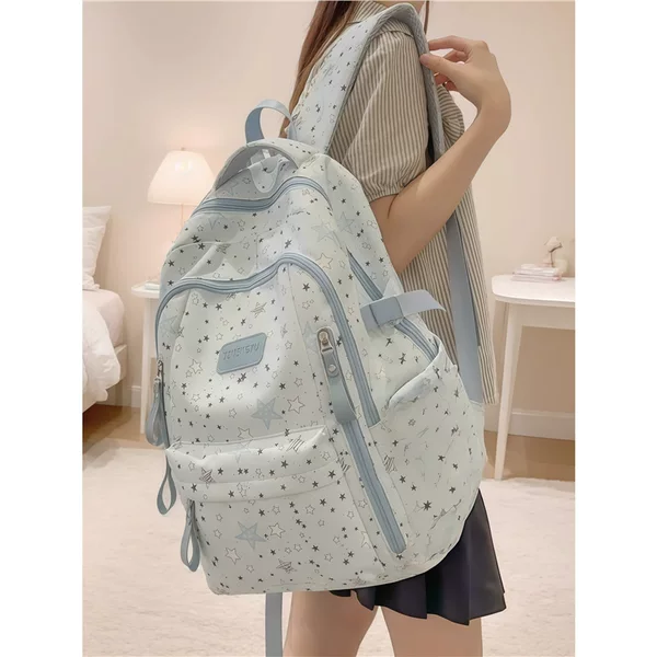 Schoolbags for Junior High School Girls and High School Students 2025 New Style High-Looking, Large-Capacity Backpacks for Middle School Students, Women's Shoulder Bags for Girls