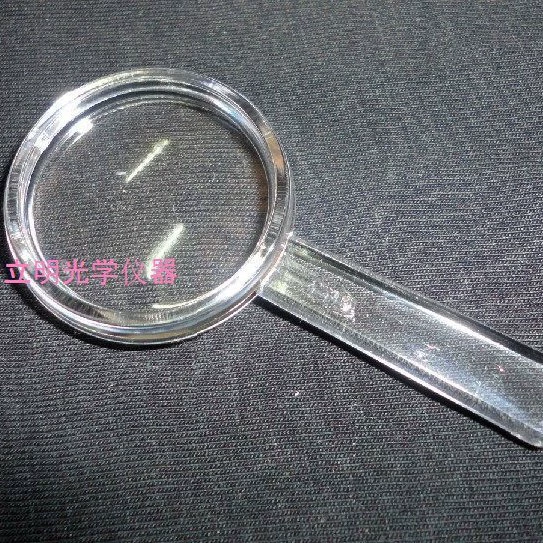 Прямая продажа с фабрики 25 мм пластиковый плексиглас акриловые игрушки для студентов с небольшим увеличительным стеклом 10 раз ручной