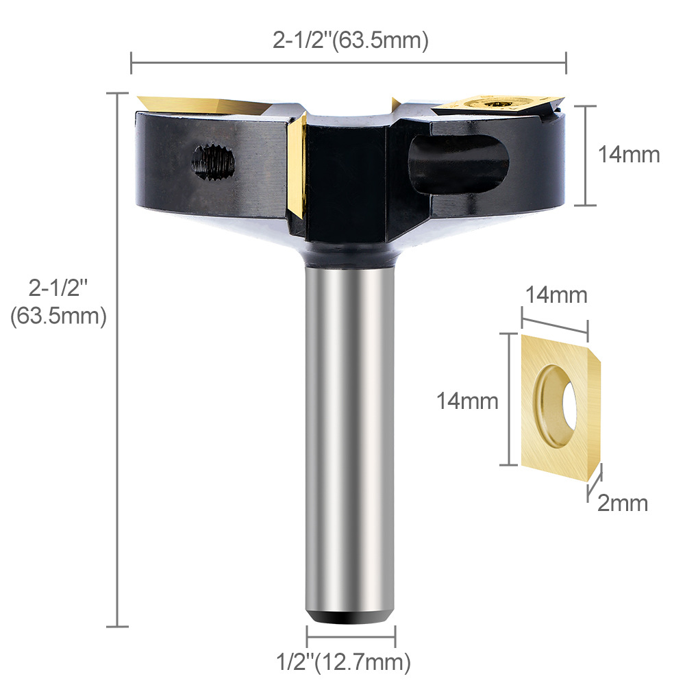 1/2 "* 2-1/2" 및 티타늄 도금 블레이드