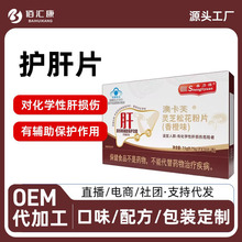 现货护肝片辅助护肝蓝帽灵芝松花粉片电商熬夜酗酒养肝护肝片批发