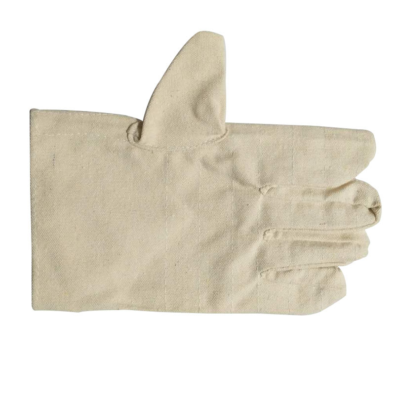 锘德维娅厚型 帆布工人手套灰白色 手部防护手套