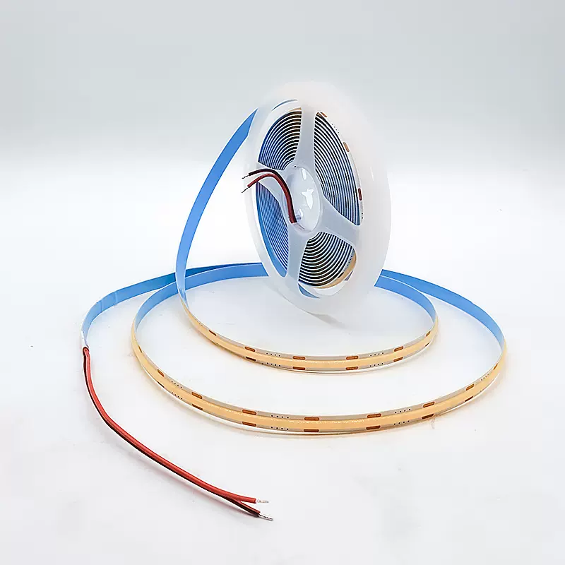 工厂直销低压cob软灯带线条灯8mm背胶自粘吊顶楼梯led灯带卷对卷