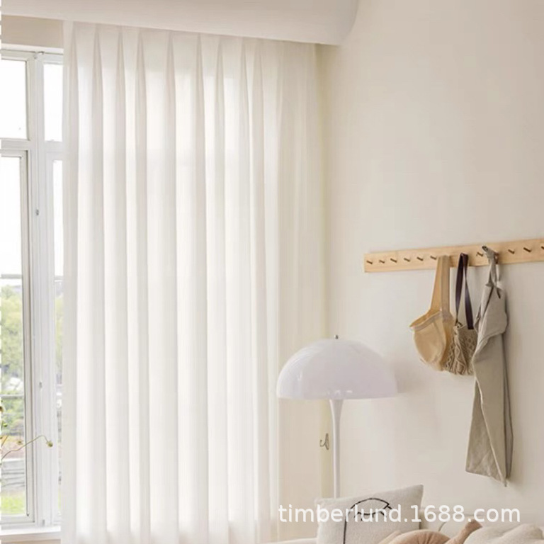 El hilo de la corona es transparente y no transparente. Espesar la pantalla de la ventana beige blanca de ensueño.