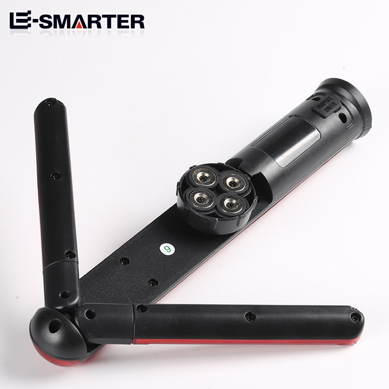 Nueva luz láser de flecha transfronteriza con equipo de luz de trabajo de imán portátil recargable con luz de advertencia de seguridad de gancho