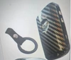 ABS new Mazda+ sheet rubber three-button (with exclamation mark) black dots and white
