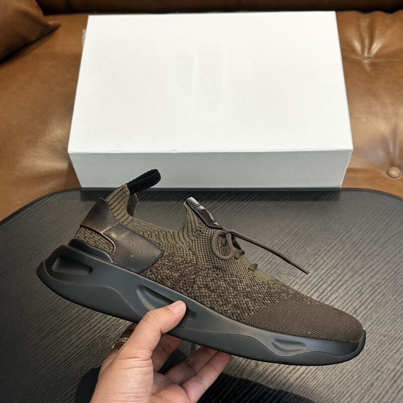 Berlutshad Popular Men's Shoes, New Men's Knitted Sneakers, Trendy and Stylish, Breathable Slip-On Mesh Design Berlutshad Popular Men's Shoes, New Men's Knitted Sneakers, Trendy and Stylish, Breathable Slip-On Mesh Design