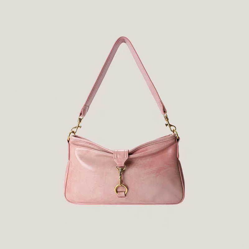 2026 Trendy New Korean Style Versatile Retro Baguette Bag Niche Design High-End Texture Shoulder Underarm Bag - Thumbnail 7