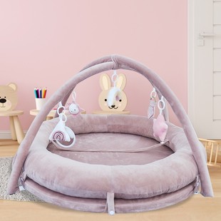 Cross-border Baby Game Blanket Fitness Shelf Early Education Baby Toys Infant Crawling Mat Toys