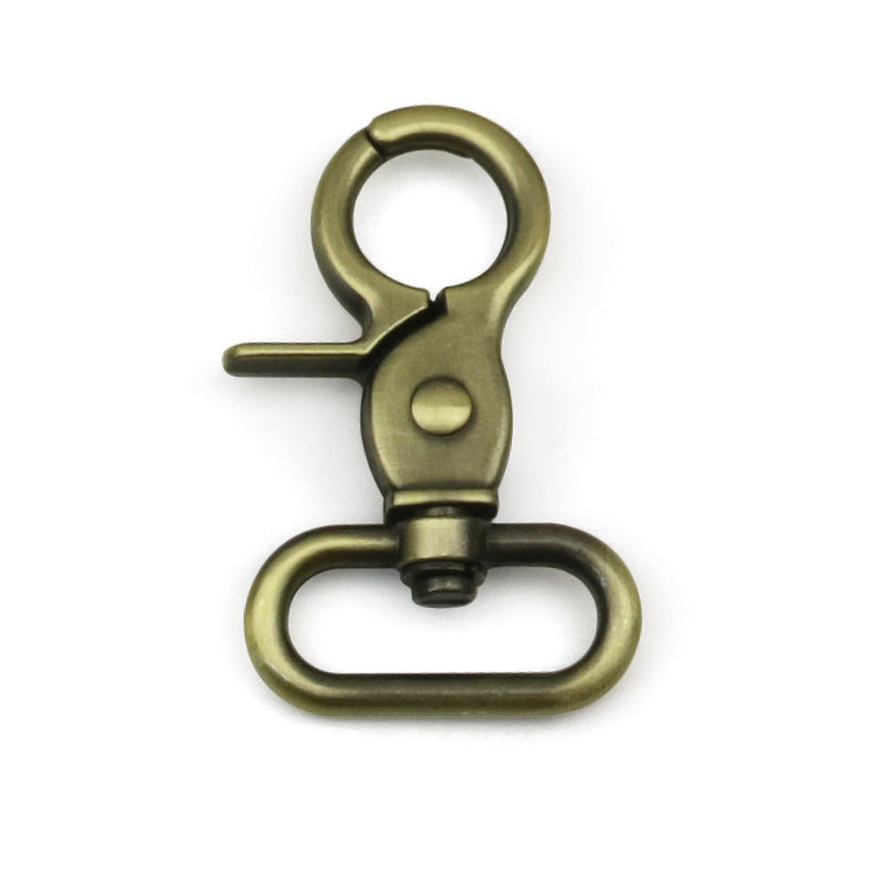Multi-especificación alicates de aleación de zinc hebilla de perro bolsa correa de conexión hebilla de gancho de metal hardware de equipaje hebilla de gancho clave