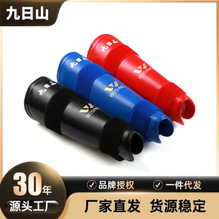 Jiurishan Sanda Leg Protector Muay Thai Boxing Sanda Knee Protector Children's Sanda Training Anti-fall Crash Calf Protector