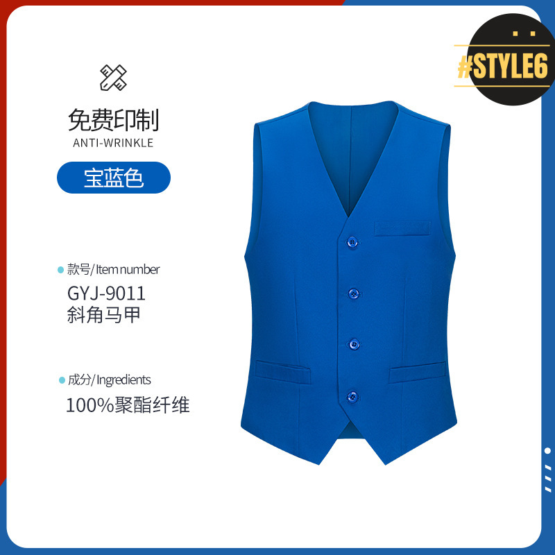 Sala de billar chaleco personalizado logotipo de club de billar camarero ropa de trabajo de bolsillo chaleco de trabajo hombre