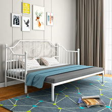 Z1T2024新款折叠铁艺沙发床坐卧两用客厅抽拉沙发变床懒人伸缩推