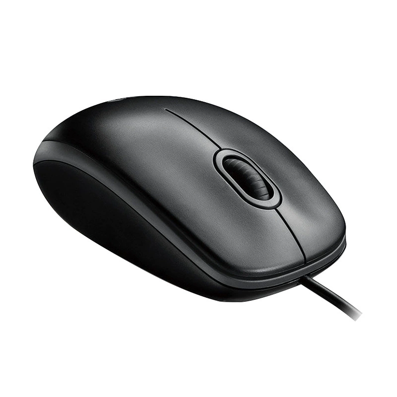 Проводная мышь Logitech M91P USB, plug-and-play для компьютера и ноутбука, симметричная