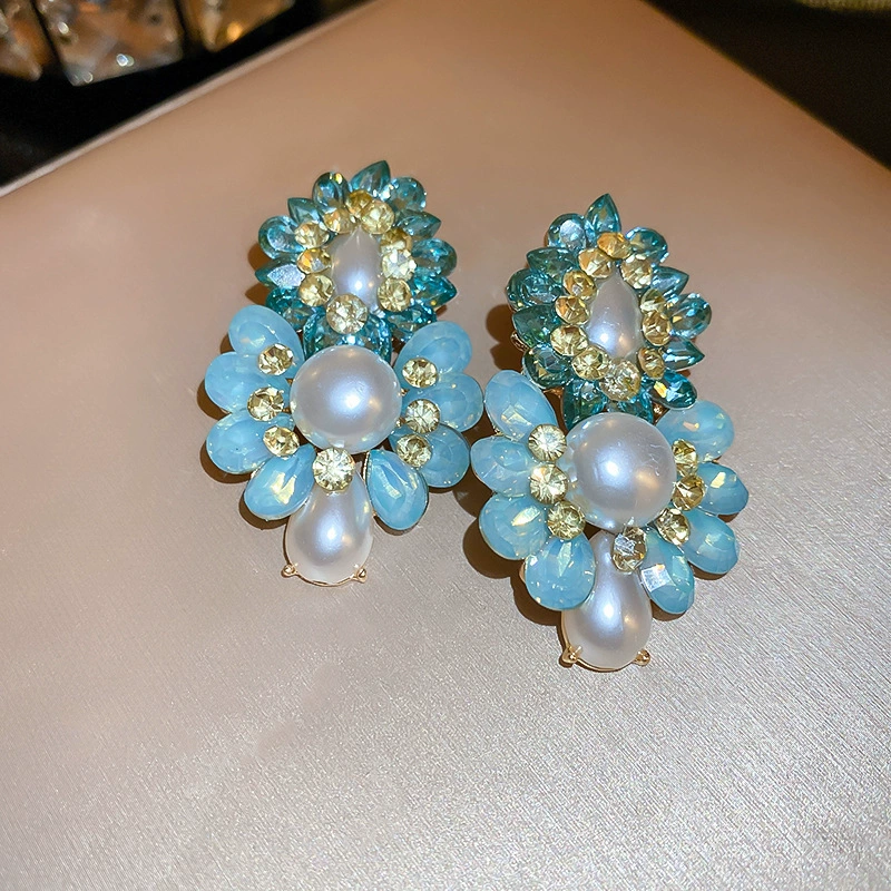 Серебряная игла, милые длинные свежие серьги с кисточками