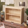 Large flip cover wood color