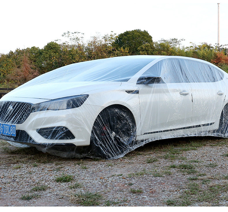 Disposable Car Cover, Suitable for All Seasons, Sun Protection, Rain Protection, Dust Protection, Full Car Cover, Sunshade, Hail Protection