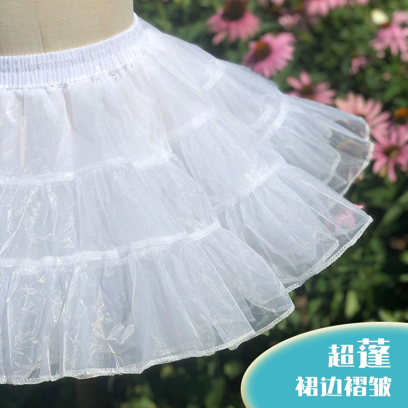 Юбка Lolita 35 см 3 секции кристаллы минимальный продажный насилие развитие Миншань юбка короткая без косточек мягкая мягкая без рукавов