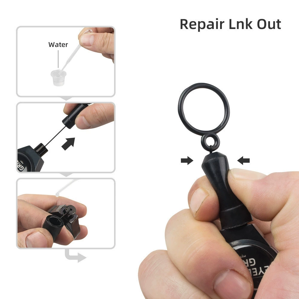 New telescopic tattoo embroidery positioning line, eyebrow drawing line ruler, anti-leakage, stretchable novice auxiliary line drawing positioning tool