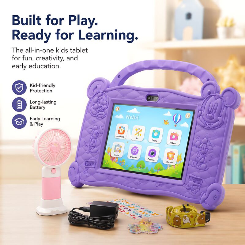 Children's tablet 8-inch 1+16GB Android early education learning factory new model with stand and WiFi Children's tablet 8-inch 1+16GB Android early education learning factory new model with stand and WiFi