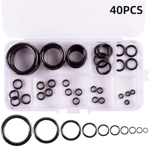 40 Pieces of Fishing Ceramic Guide Rings, Repair Magnetic Rings, Guide Rings, Guide Eyes, Rock Fishing Rods, Sea Rods, Long-Distance Casting Lure Fishing Gear