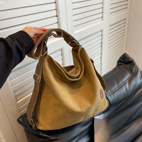 Minority Design Canvas Bags for Women  New Women's Bag Sporty Style Versatile Shoulder Bag Fashion Tote Bag