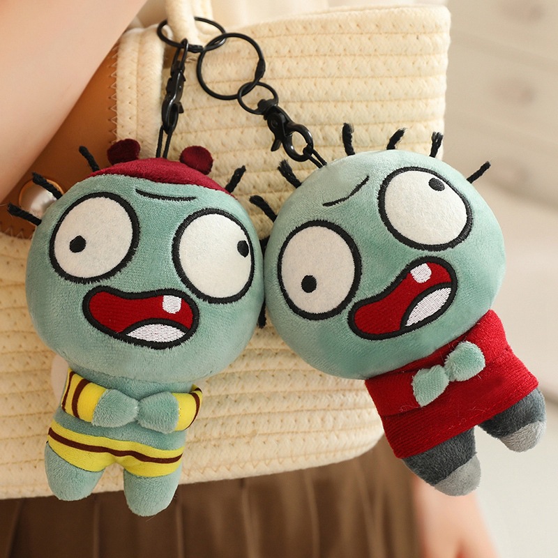 The younger brother worships the plants that pendant dolls can sound and zombie dolls. Girls go out and bag accessories wholesale