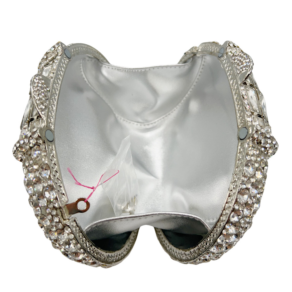 Bolsa de piedra transfronteriza bolsa de diamantes para banquete bolsa de maquillaje de dama fiesta bolsa de diamantes de mano ligera de lujo