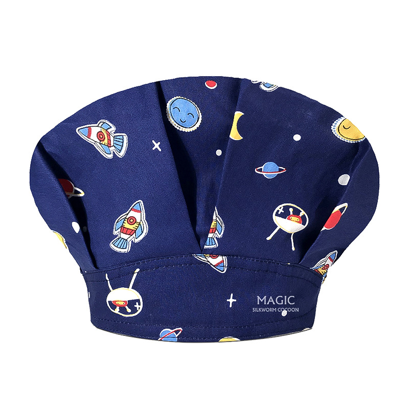 Tapa de operación directa de fábrica impresión femenina pequeño animal lindo sombrero de enfermera algodón salón de belleza odontología oral sombrero