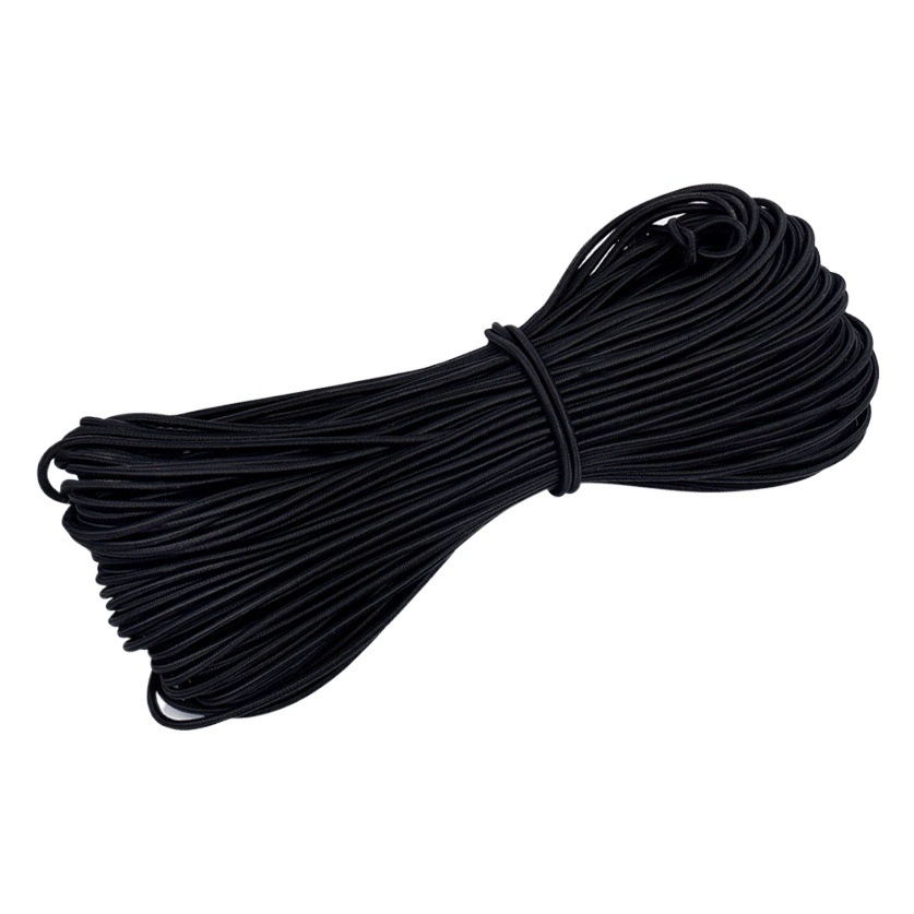 Эластичная лента 0.8-15 мм, латексный эластичный шнур, круглый эластичный шнур, резинка, эластичный шнур для батута