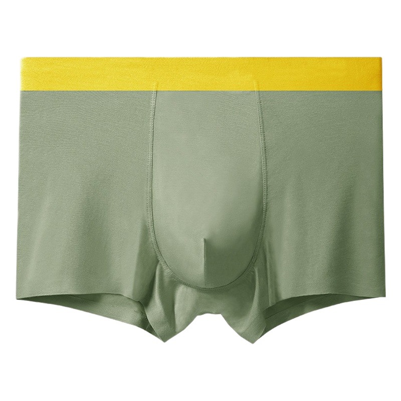 Ropa interior modal de los hombres sin costuras boxeadores de fábrica al por mayor boxeadores transpirables más tamaño verano Mediados de cintura